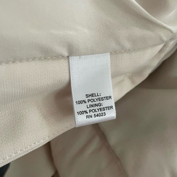 Banana Republic Straight Leg Ivory Stone Tie Waist Pants 8 - Picture 5 of 8